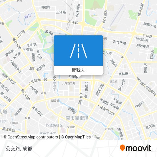 公交路地图
