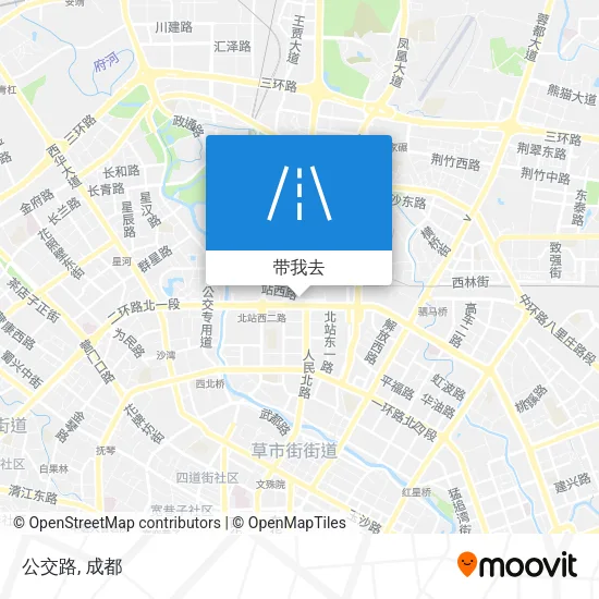 公交路地图