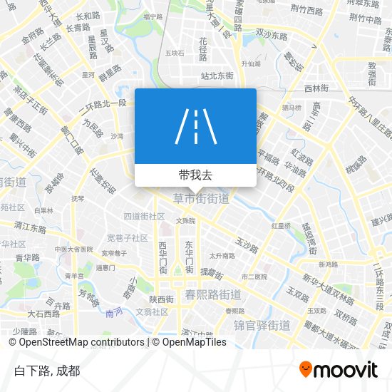 白下路地图