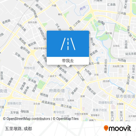五里墩路地图