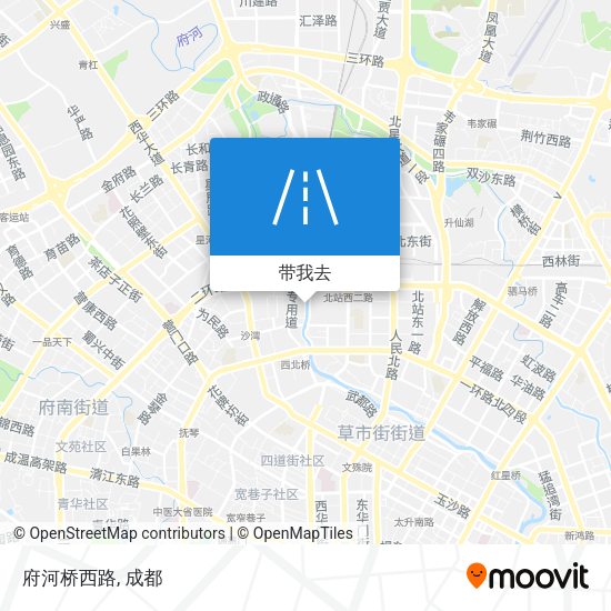 府河桥西路地图