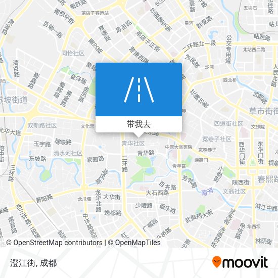 澄江街地图