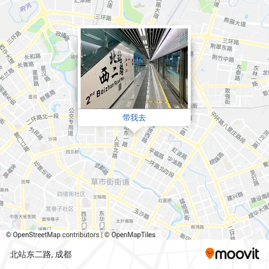 北站东二路地图