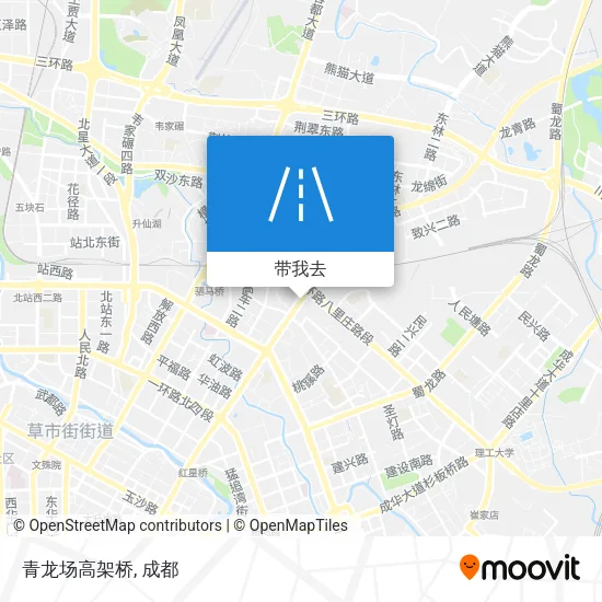 青龙场高架桥地图