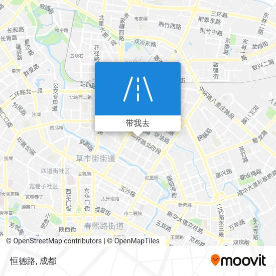恒德路地图
