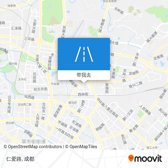 仁爱路地图