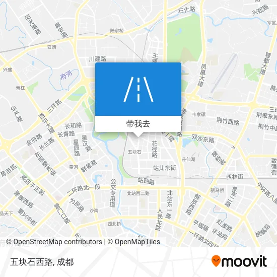 五块石西路地图