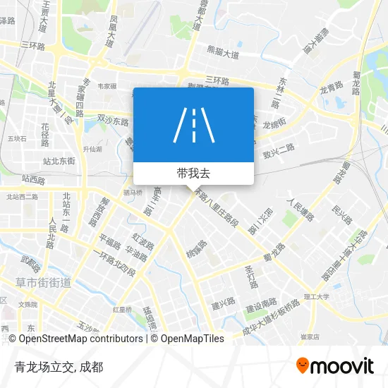 青龙场立交地图