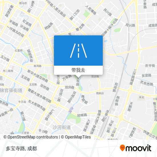 多宝寺路地图