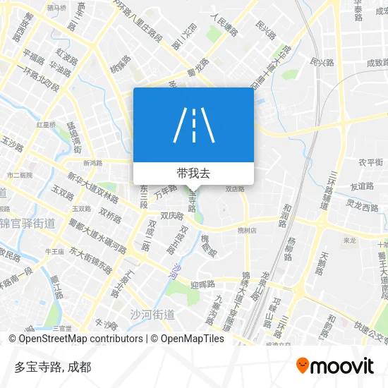 多宝寺路地图