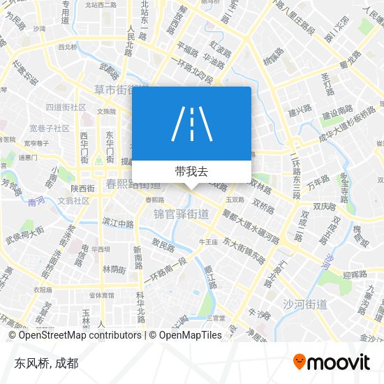 东风桥地图