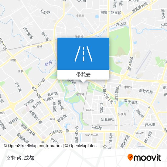 文轩路地图