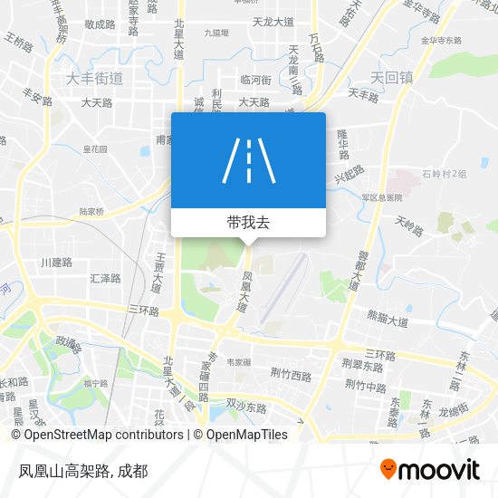 凤凰山高架路地图