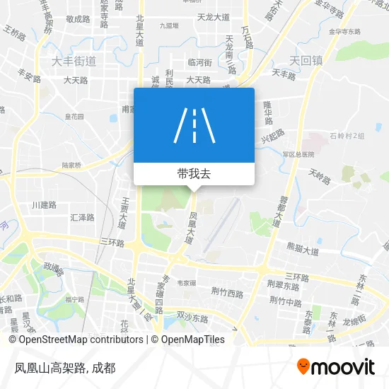 凤凰山高架路地图