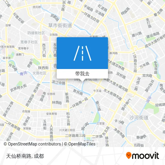 天仙桥南路地图