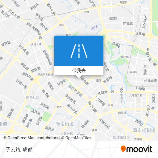 子云路地图