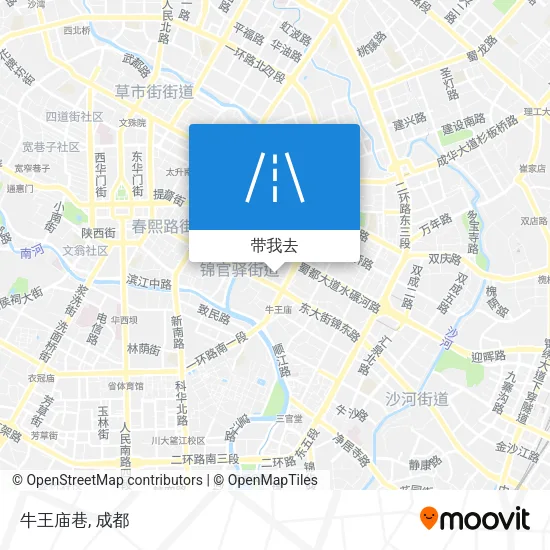 牛王庙巷地图