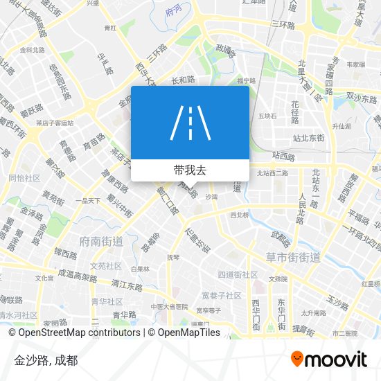 金沙路地图