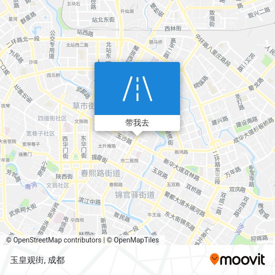 玉皇观街地图