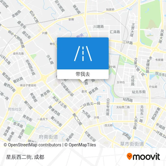 星辰西二街地图