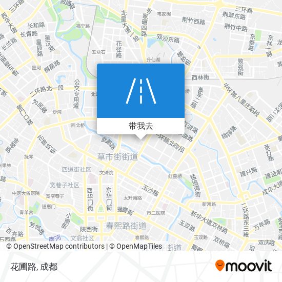 花圃路地图