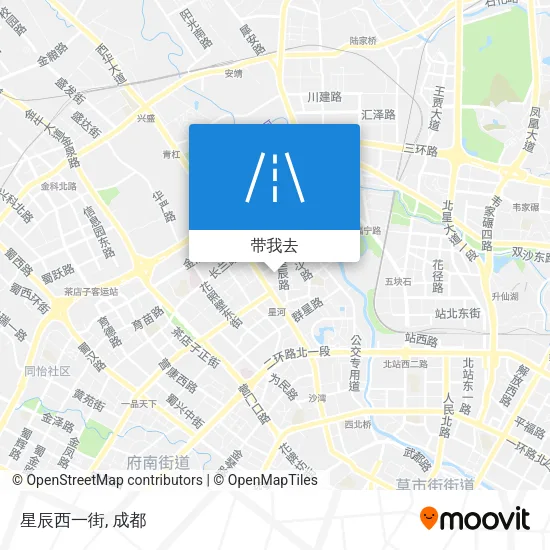 星辰西一街地图