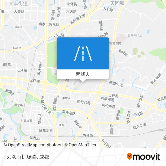 凤凰山机场路地图