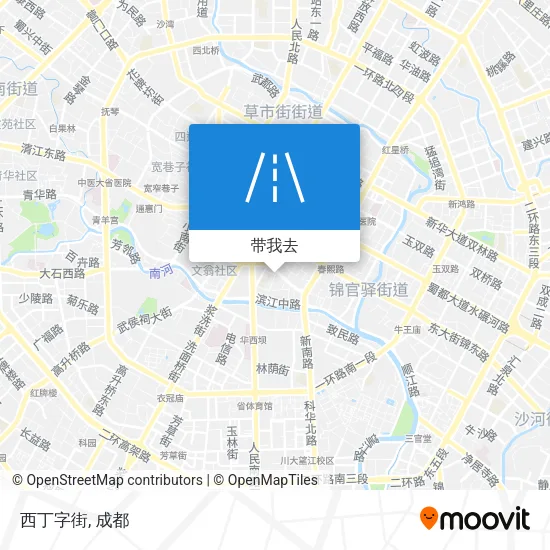 西丁字街地图