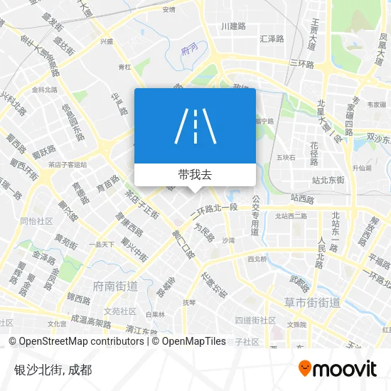 银沙北街地图