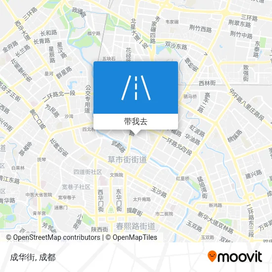 成华街地图
