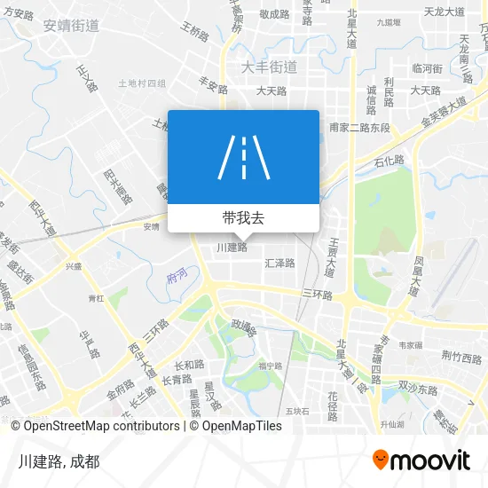 川建路地图