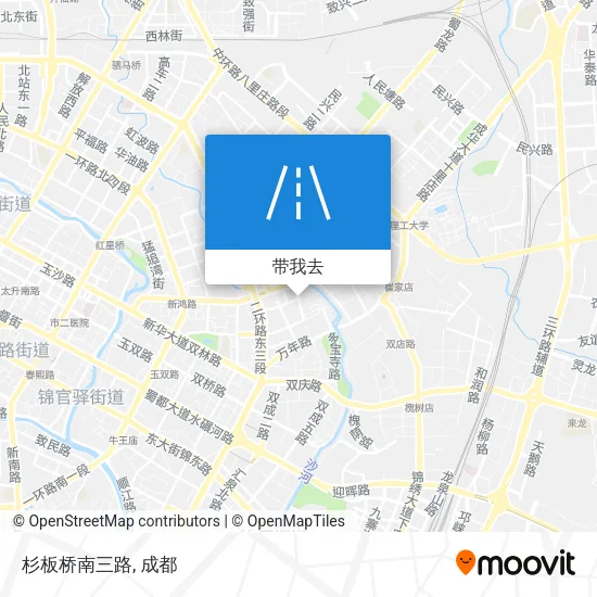杉板桥南三路地图