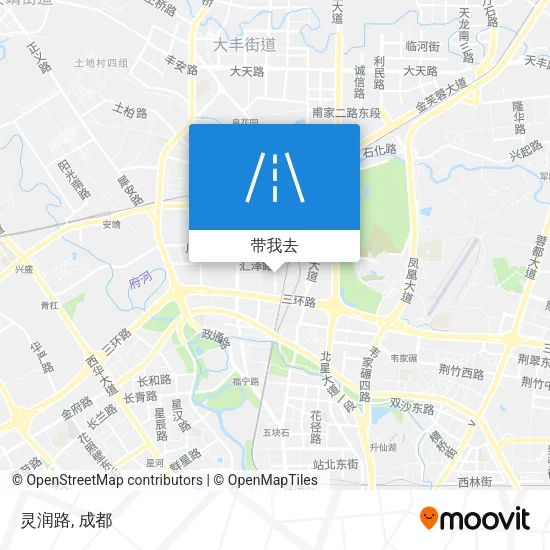 灵润路地图