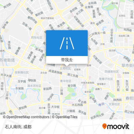 石人南街地图