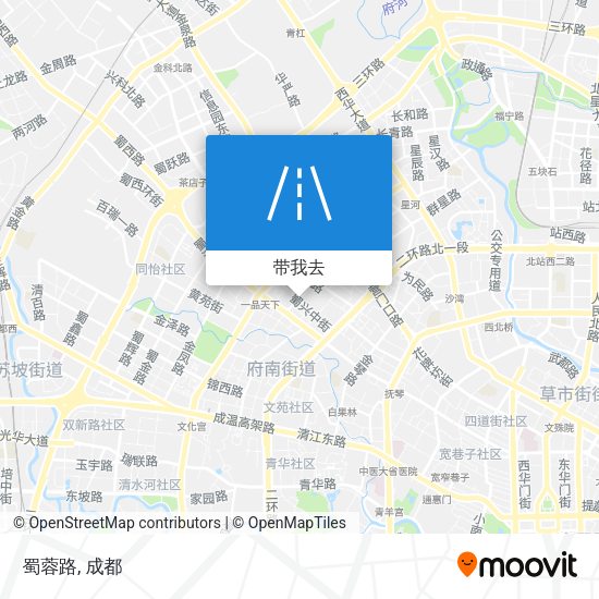 蜀蓉路地图