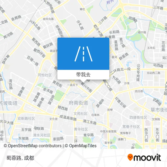 蜀蓉路地图