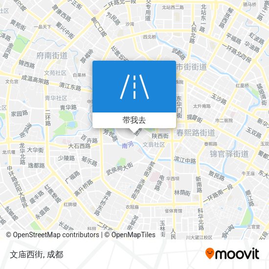 文庙西街地图