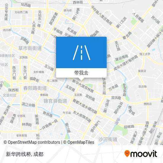 新华跨线桥地图