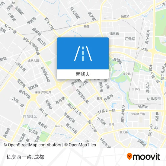 长庆西一路地图