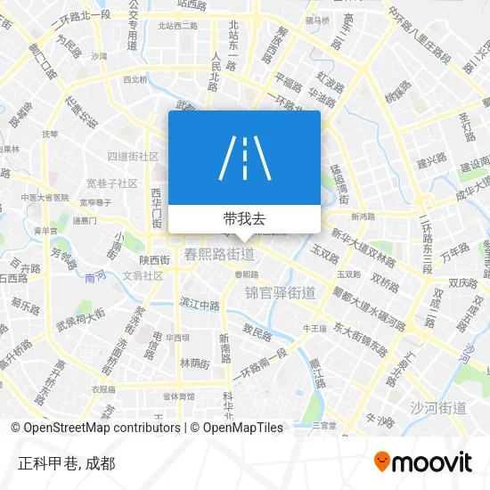 正科甲巷地图