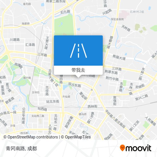 青冈南路地图
