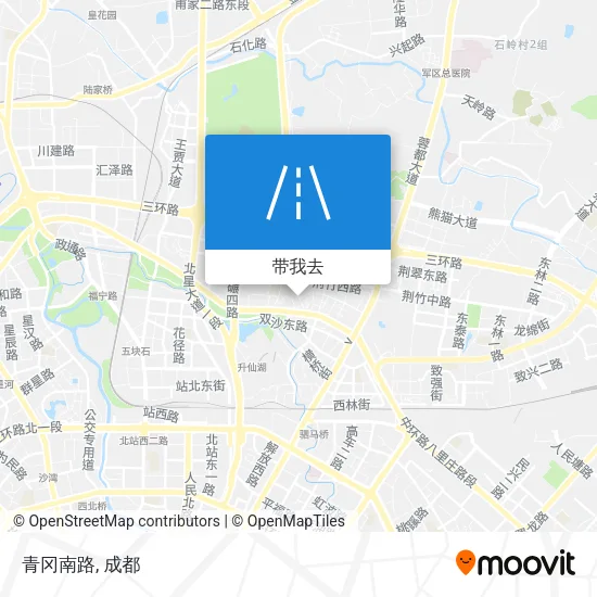 青冈南路地图