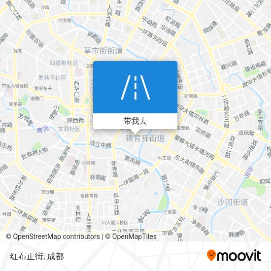 红布正街地图