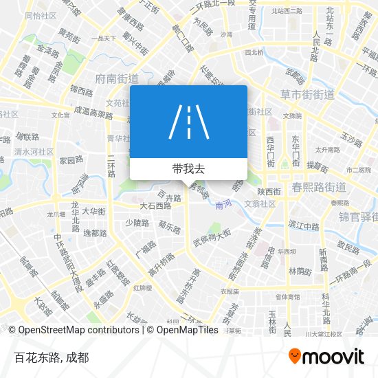 百花东路地图