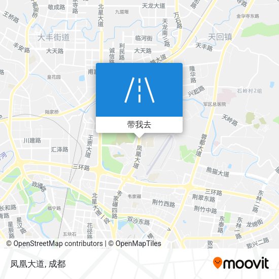 凤凰大道地图