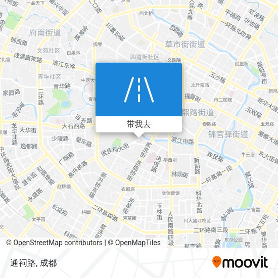 通祠路地图