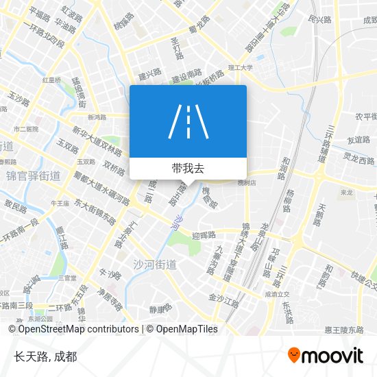 长天路地图