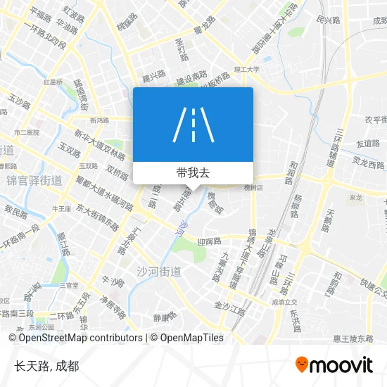 长天路地图