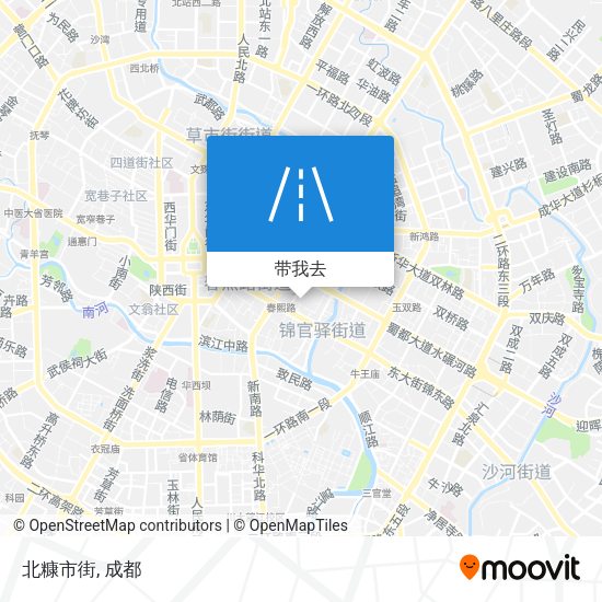 北糠市街地图