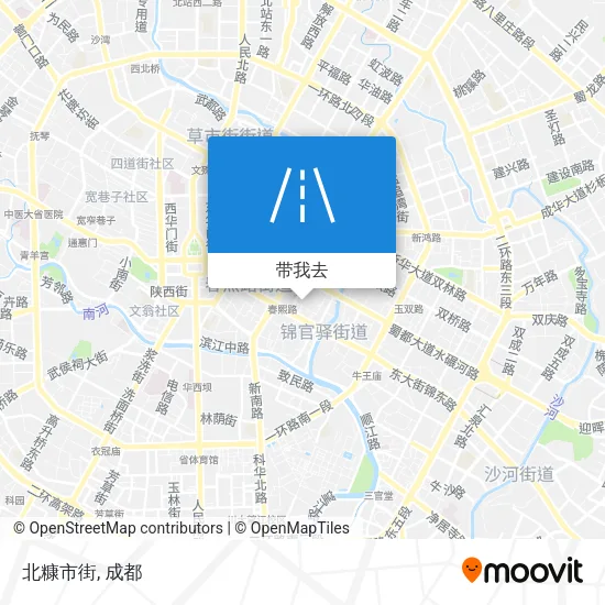 北糠市街地图